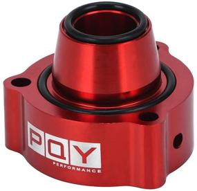 img 1 attached to 🔴 PQY Blow Off Valve Spacer BOV - VW AUDI Compatible with TSI FSI TFSI, MK5 GTI B7 2.0T Diverter DV (Red)