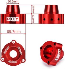 img 2 attached to 🔴 PQY Blow Off Valve Spacer BOV - VW AUDI Compatible with TSI FSI TFSI, MK5 GTI B7 2.0T Diverter DV (Red)