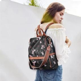 img 3 attached to 👜 Женская кожаная антикражная сумка CLUCI и кошельки - модные рюкзаки.