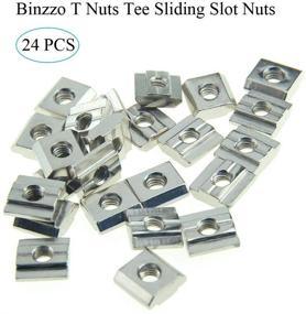 img 3 attached to Odinest T Nuts Tee Sliding Slot Nuts 30 Series M6 Threaded Slide in Pre-Assembly for 30x30 Aluminum Extrusions Frame with Profile 3030 Series 8mm Slot - Ideal for CNC Router Build Rail & 3D Printer - 24pcs