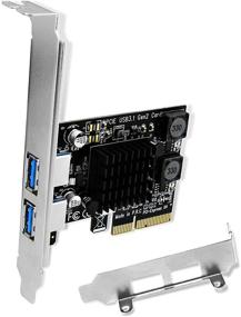 img 4 attached to FebSmart FS-A2-Pro USB 3.1 Gen 2 PCI Express USB Card - 2X 10Gbps USB-A Ports for Windows Server, 7, 8.1, 10 (32/64 bit), MAC OS 10.9.x to 10.15.x - Built-in Self-Powered Technology