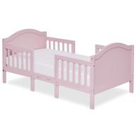 dream on me portland pink 3 in 1 convertible toddler bed: greenguard gold certified, 56x29x28 inch - ideal for a safe and stylish transition (pack of 1) logo