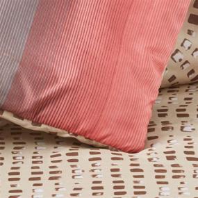 img 1 attached to Avondale Manor 8-Piece Cypress Quilt Set: Lightweight Twin Comforter, Ultra-Soft Microfiber, Reversible and Hypoallergenic Bedding in Coral & Blue