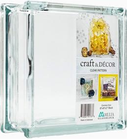 img 3 attached to Mulia Tile & Glass 8x8x3 Clear Craft Glass Block: Durable and Versatile Design for Creative Projects