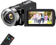 wechi video camera camcorder full hd 1080p 15fps 24mp digital vlogging recorder for youtube, 3.0 inch touch lcd display, 16x digital zoom, indoor/outdoor camcorders with remote control logo