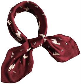 img 3 attached to 🧣 Square Handkerchief Headscarf for Women - Stylish Fashion Accessories