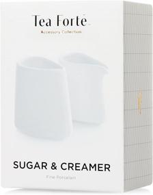 img 2 attached to ☕ Tea Forte Porcelain Sugar and Creamer Set