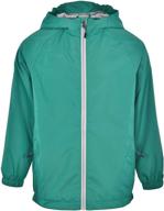 boys' lightweight rain jacket with wind resistance in the swiss alps logo