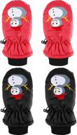 🧤 satinior toddler windproof mittens: stylish gloves for girls' accessories logo