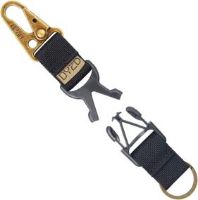 img 1 attached to 🔐 DYZD Tactical Gear Keychain Clip: Secure Outdoor Key Holder with Quick Release Buckle - 2PCS