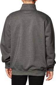 img 2 attached to 👕 Carhartt Defender Heavyweight Mock Neck Sweatshirt for Men - Active Clothing