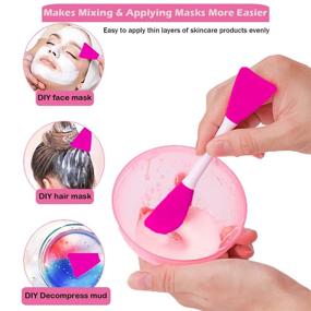 img 2 attached to 🧖 Silicone Face Brush for Effortless Mask Application and Skin Care: RamPula Mask Applicator Tool