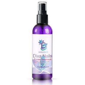 img 4 attached to 💅 Diva Stuff Nail Cream Treatment - Strengthen & Nourish Cuticles, Preventing Chips, Cracks & Splits - USA Made with Safe Ingredients - Blue Bubblegum Scent - 2 fl oz