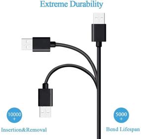 img 1 attached to 🔌 15W USB C Fast Charger for Kindle Fire HD10, HD8, and Fire Kids Edition - 6.6Ft Extra Long Charging Cord Included