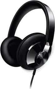 img 4 attached to 🎧 Philips Audio SHP6000/10 Hi-Fi Stereo Over Ear Headphones - Black, Semi-Open Acoustics, 40mm Drivers, Sound Isolation, Full Cushioned Headband