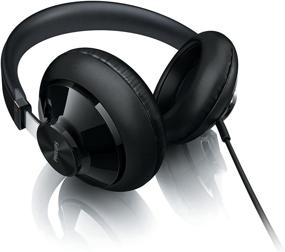 img 2 attached to 🎧 Philips Audio SHP6000/10 Hi-Fi Stereo Over Ear Headphones - Black, Semi-Open Acoustics, 40mm Drivers, Sound Isolation, Full Cushioned Headband