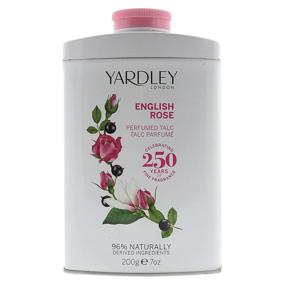 img 3 attached to Yardley of London English Rose 7.0 oz Perfumed Talc Powder, fresh & delightful (Y6320018-6)