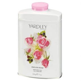 img 1 attached to Yardley of London English Rose 7.0 oz Perfumed Talc Powder, fresh & delightful (Y6320018-6)