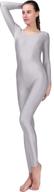 mvefward women's scoop neck unisex 👗 full body leotard: stylish footless unitard for adults logo