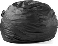 🪑 black lenox big joe fuf large foam beanbag chair with liner логотип