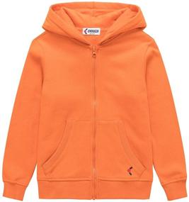 img 4 attached to KOWDRAGON Sweatshirt Classic Lounging Full Zip Boys' Clothing