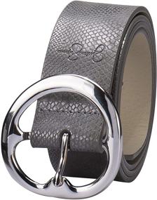 img 4 attached to Stylish and Versatile: Jessica Simpson Women's Buckle Fashion Belts for Trendy Women's Accessories