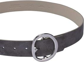 img 2 attached to Stylish and Versatile: Jessica Simpson Women's Buckle Fashion Belts for Trendy Women's Accessories