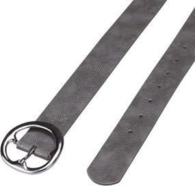 img 1 attached to Stylish and Versatile: Jessica Simpson Women's Buckle Fashion Belts for Trendy Women's Accessories