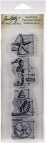 img 1 attached to Stampers Blueprints Rubber Stamps Nautical