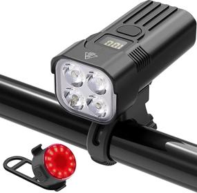 img 4 attached to 🚴 Te-Rich Bike Lights Front & Back Set - Rechargeable, Ultra Bright Headlight and Taillight, Quick Release Cycling Flashlight - Road/Mountain Bike Accessories for All