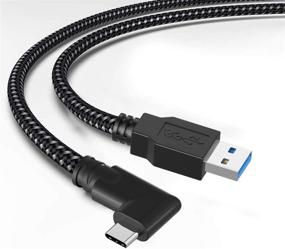 img 4 attached to 🔌 DHH 16ft USB C Cable - Nylon Braided, Oculus Link Cable compatible with USB 3.2 Gen1 USB C to A, High-Speed Data Transfer & Fast Charging - Compatible with Quest 2 or Quest 1 for Gaming PC