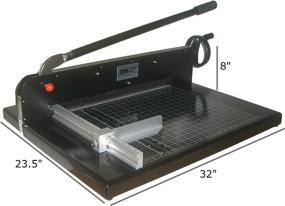 img 1 attached to 🗂️ Authentic COME 9770EZ 19Inch A2 19" Commercial Heavy Duty Guillotine Paper Cutter – Heavy-duty Metal Base, 300 Sheet Capacity