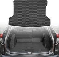 cumart cargo liner floor mat - black rear trunk tray for honda hrv hr-v | waterproof, compatible with 2014-2020 models | enhanced protection and waterproofing logo