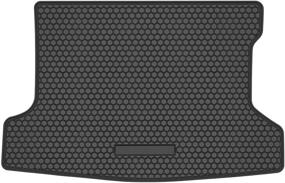 img 3 attached to CUMART Cargo Liner Floor Mat - Black Rear Trunk Tray for Honda HRV HR-V | Waterproof, Compatible with 2014-2020 Models | Enhanced Protection and Waterproofing