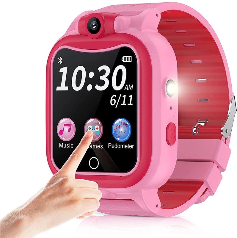 touchscreen smartwatch pedometer children birthday 로고