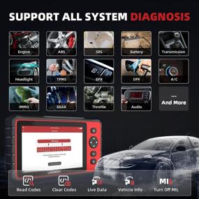 img 3 attached to LAUNCH CRP909C Automotive Diagnostic Scanner, 7'' Touchscreen, All Systems OBD2 Scanner, Auto Scan Tool Car Code Reader, 15 Service Functions including Oil ABS SRS EPB SAS TPMS