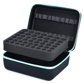 img 1 attached to 📦 Optimized Essential Oil Carrying Storage Case (Top Carry Handle) - Holds 48-68 Small Bottle Box/Roller Bottles for 5ml, 10ml, 15ml, 20ml, 30ml/1oz - Includes Writable Labels & Opener