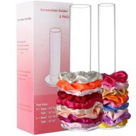 🎀 organize your hair accessories with 2 pack hair scrunchies organizer scrunchie holder - hair ties organizer, hair scrunchies holder stand, perfect for girls room organization and jewelry storage logo