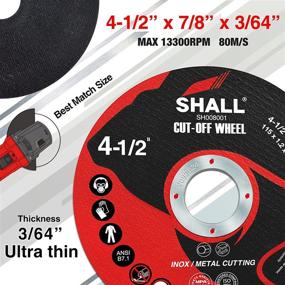 img 2 attached to SHALL 50 Pack Cutting Grinder из нержавеющей стали