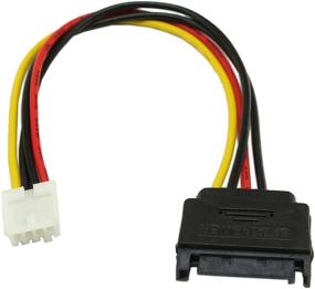 img 3 attached to 2-Pack zdyCGTime 8-Inch 4 Pin Floppy Drive to 15 Pin SATA Male Power Cable