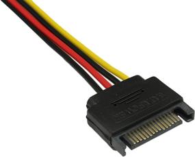 img 2 attached to 2-Pack zdyCGTime 8-Inch 4 Pin Floppy Drive to 15 Pin SATA Male Power Cable