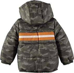 img 1 attached to Kosh Heavyweight Colorblock Puffer Heather