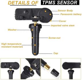 img 1 attached to 🔧 Ferding 20923680 датчик давления в шинах: модернизируйте датчик TPMS для GMC Sierra, Cadillac, Buick Silverado, Hummer и моделей Pontiac - 315 МГц