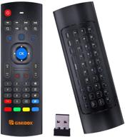 📱 mx3 pro air mouse for android tv box - wireless keyboard 2.4g smart tv remote with motion sensing game handle - android remote control for android tv box, pc, smart tv, projector, htpc, all-in-one pc logo