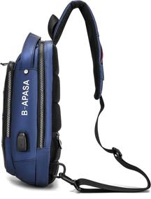 img 3 attached to BAPASA Crossbody Waterproof Shoulder Backpack