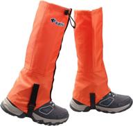 🏔️ kratarc outdoor men leg gaiters women shoe cover youth kids snow gaiter: ideal for hiking, camping, running and walking logo