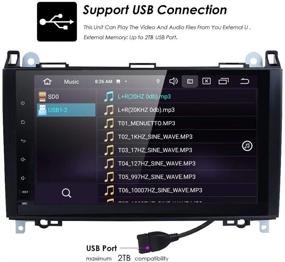 img 1 attached to Премиум 9-дюймовый Android 9.0 8-ядерный автомагнитола с навигацией 🚗 для Mercedes-Benz A-Class, B-Class, V-Class - 64 ГБ ROM, Bluetooth, GPS, управление колесом рулевого управления
