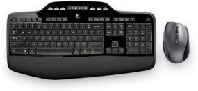 img 1 attached to Logitech Wireless Desktop MK710: Reliable 2.4 GHz Wireless Keyboard and Mouse Combo with Unify Receiver