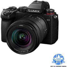img 3 attached to 📷 Panasonic LUMIX S5: Powerful 4K 60P Video Recording Mirrorless Camera with Flip Screen & WiFi - LUMIX S 20-60mm Lens, L-Mount, 5-Axis Dual IS, DC-S5KK (Black)
