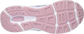 img 1 attached to Girls' Pigment Velocity Running Shoes by New Balance
